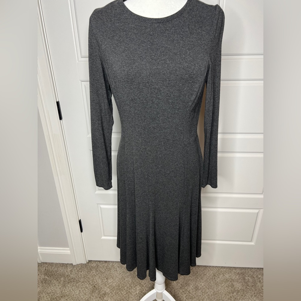 Tommy Hilfiger Dark Gray Long Sleeve Dress